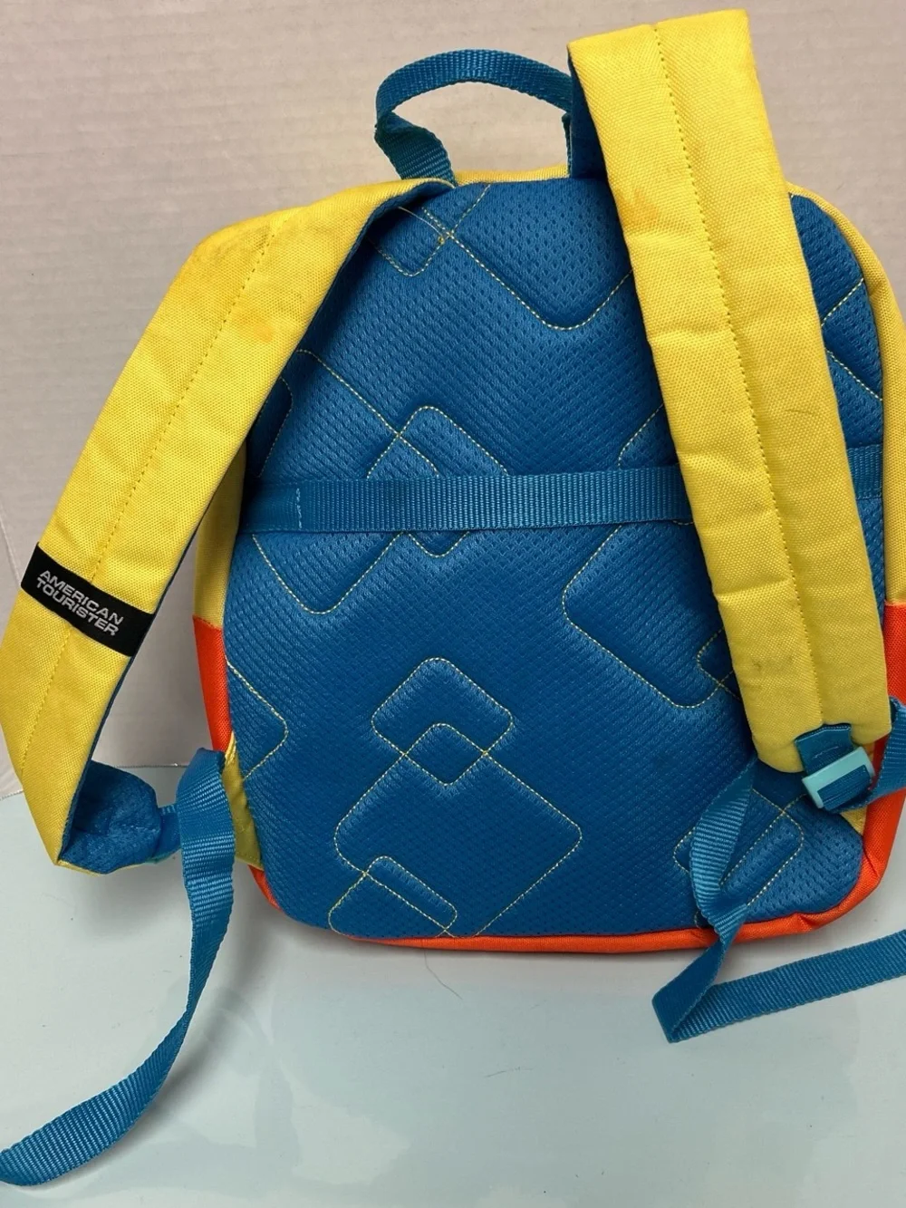 backpack with padded laptop sleeve Latico Leathers Explorer Color:6C8 - Baked Pigment The backpack features a The Red Label Leather backpack